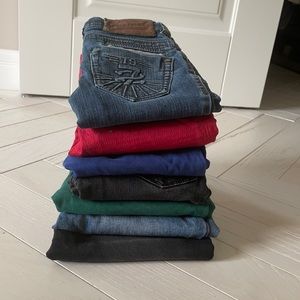 Lot of boys designer jeans/pants size 5/6